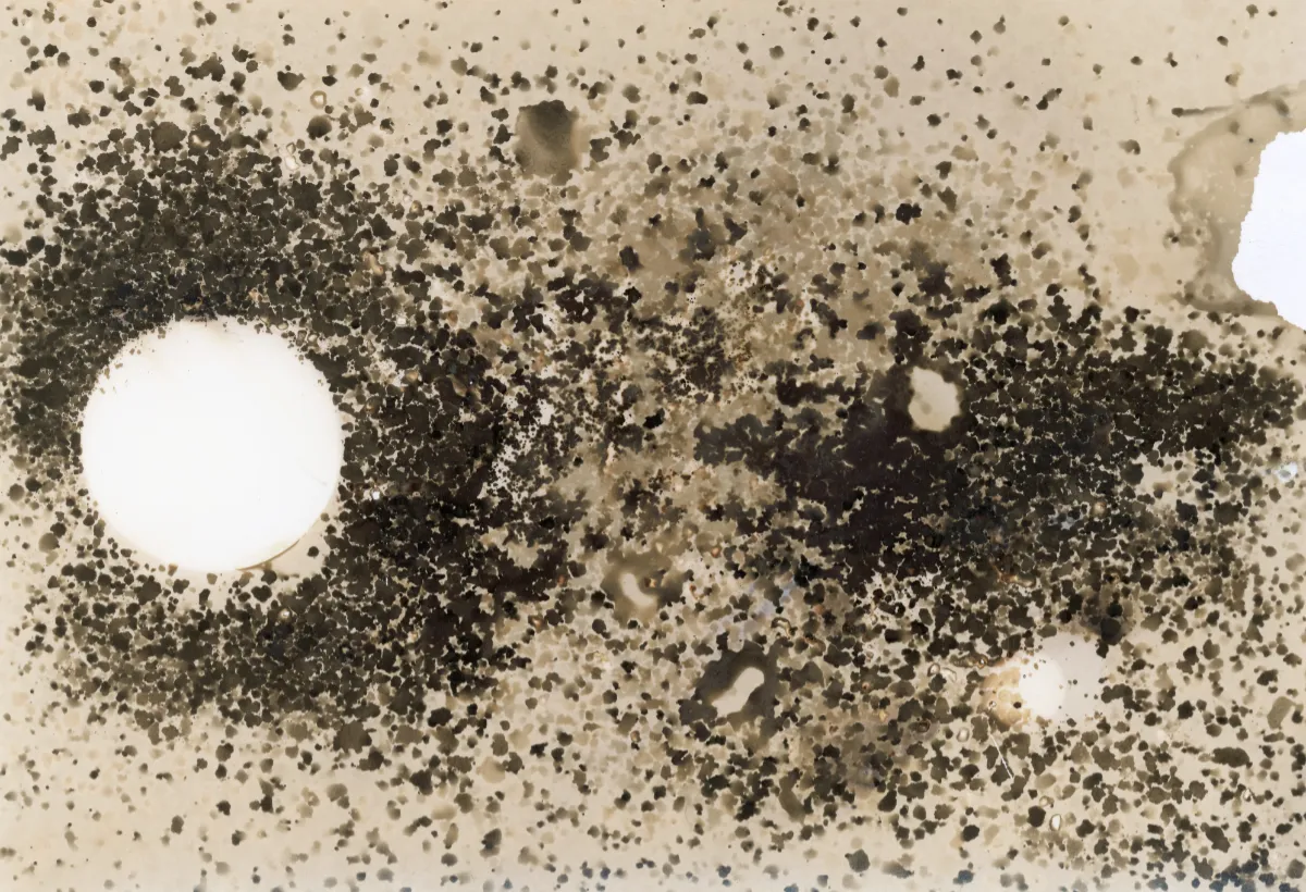 Lumen prints of chemical reaction.