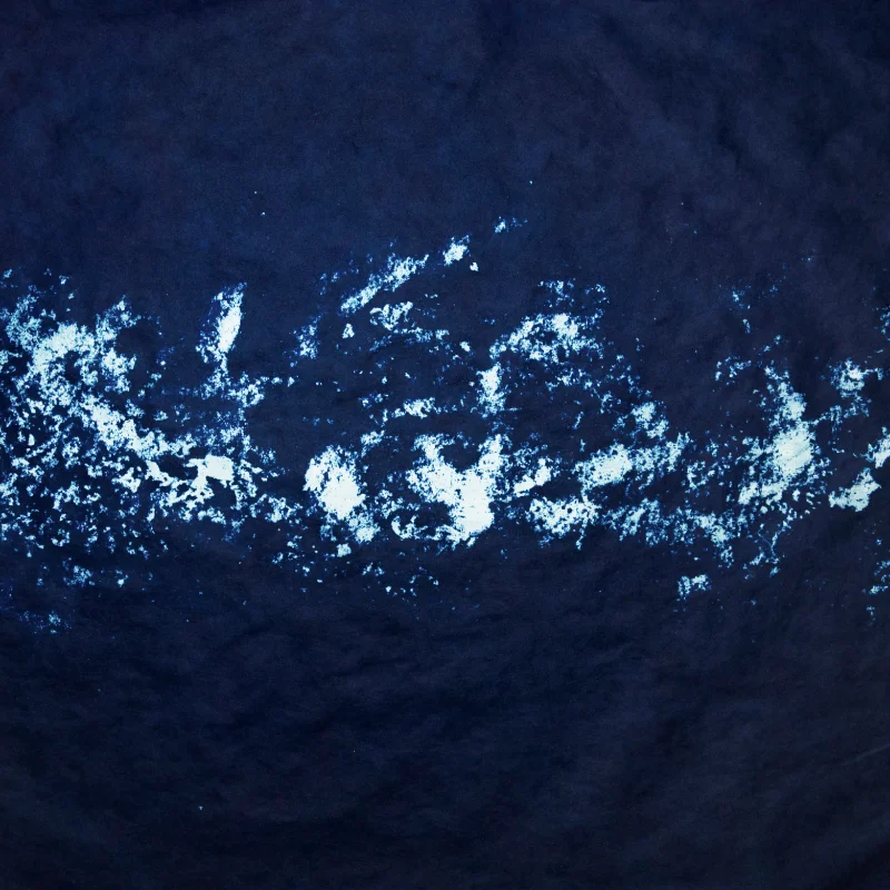 Lumen prints of chemical reaction.